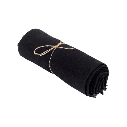 Bazar Bizar The Linen Bordsduk 150x250 cm, Svart