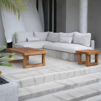 Bazar Bizar The Reclaimed Teak Sidobord, Natur