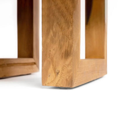 Bazar Bizar The Reclaimed Teak Sidobord, Natur