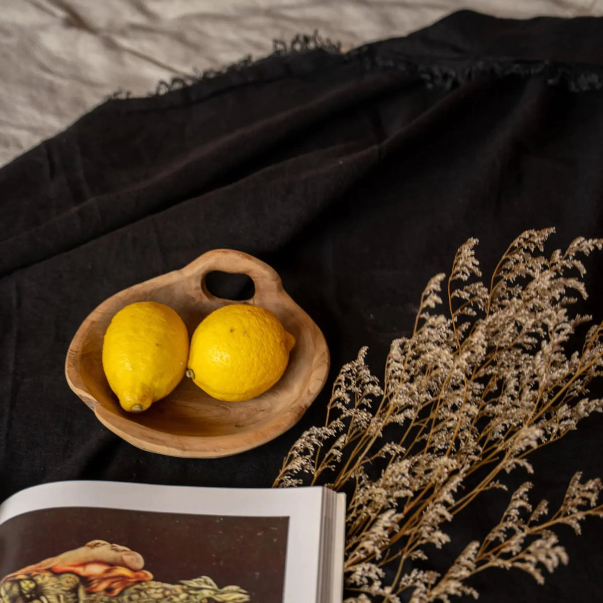Bazar Bizar The Linen Bordsduk 150x250 cm, Svart