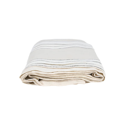 Bazar Bizar The Provence Bordsduk 150x300 cm, Natur/Svart/Vit