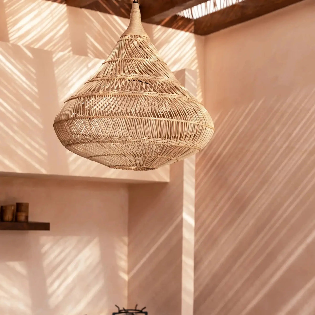 Bazar Bizar The Drop Taklampa XL, Natur