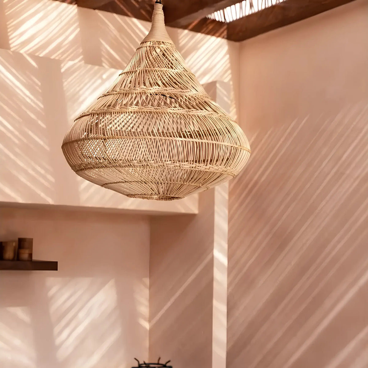 Bazar Bizar The Drop Taklampa L, Natur