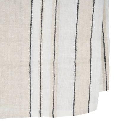 Bazar Bizar The Provence Bordsduk 150x300 cm, Natur/Svart/Vit