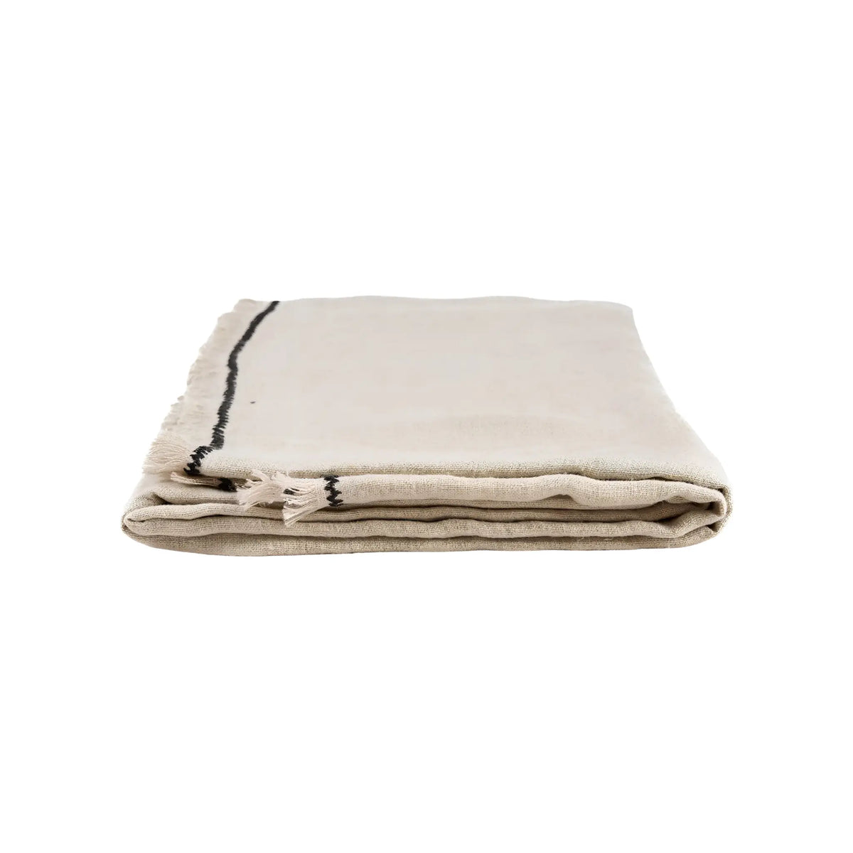Bazar Bizar The Tuscany Bordsduk 150x300 cm, Natur/Svart