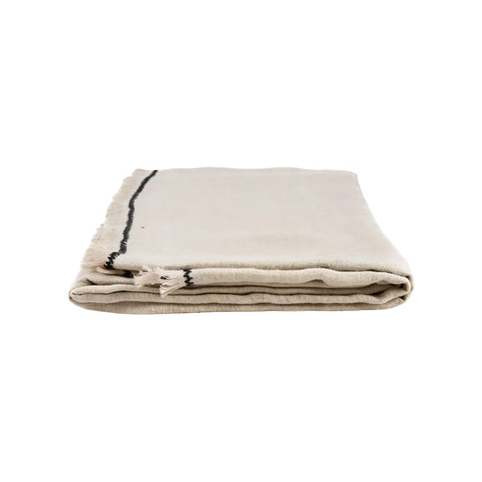 Bazar Bizar The Tuscany Bordsduk 150x300 cm, Natur/Svart