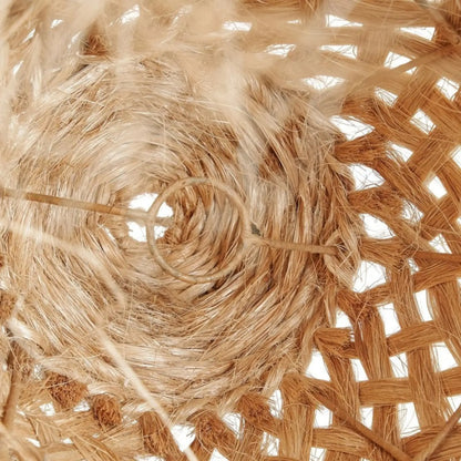 Bazar Bizar The Abaca Jelly Fish Taklampa S, Natur