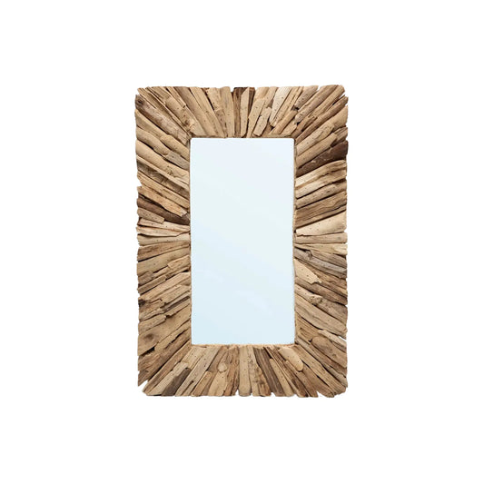 Bazar Bizar The Driftwood Framed Spegel M, Natur