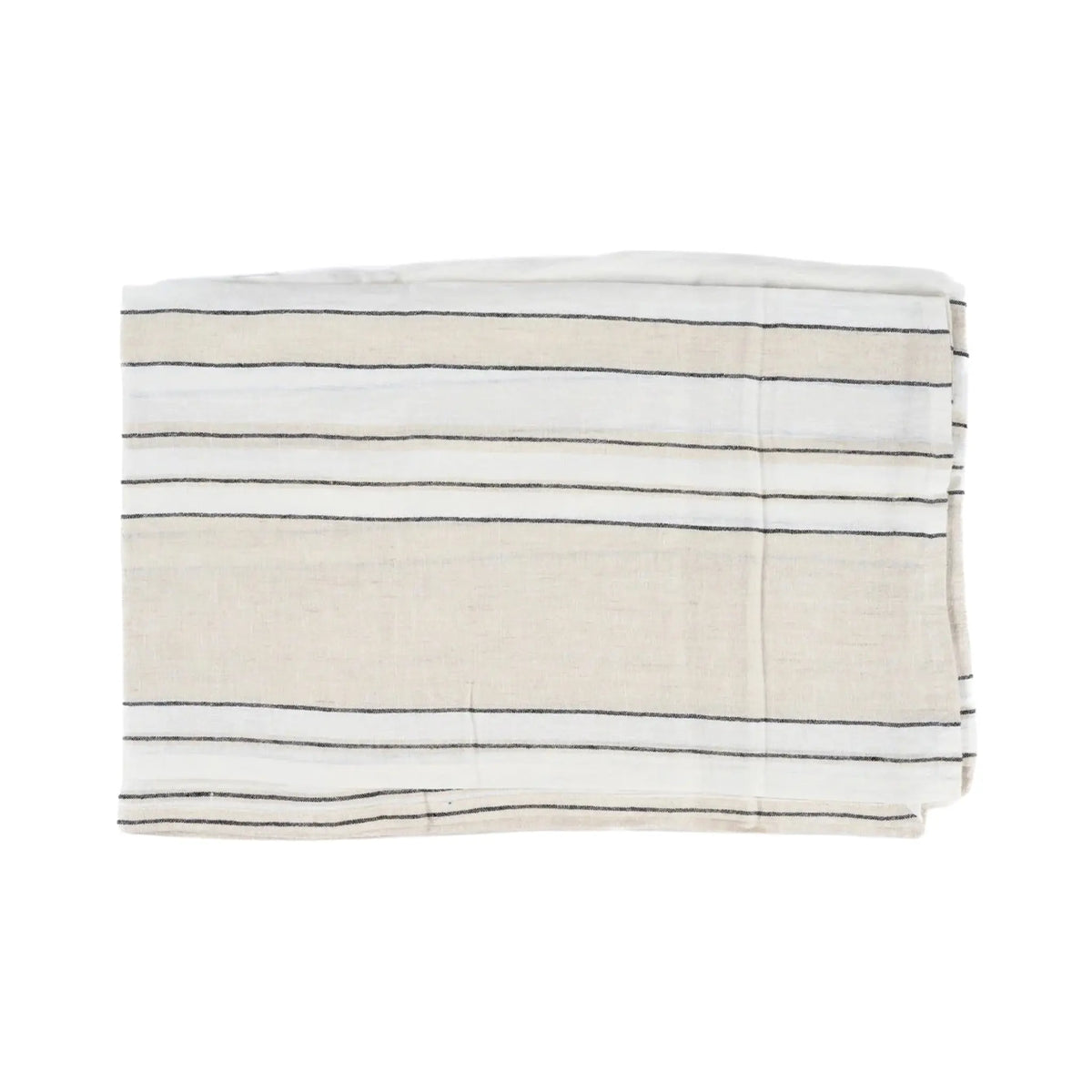 Bazar Bizar The Provence Bordsduk 150x250 cm, Natur/Svart/Vit