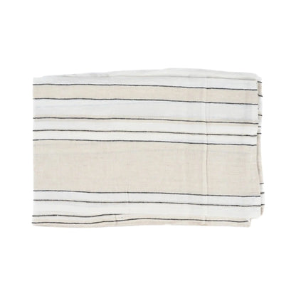 Bazar Bizar The Provence Bordsduk 150x250 cm, Natur/Svart/Vit