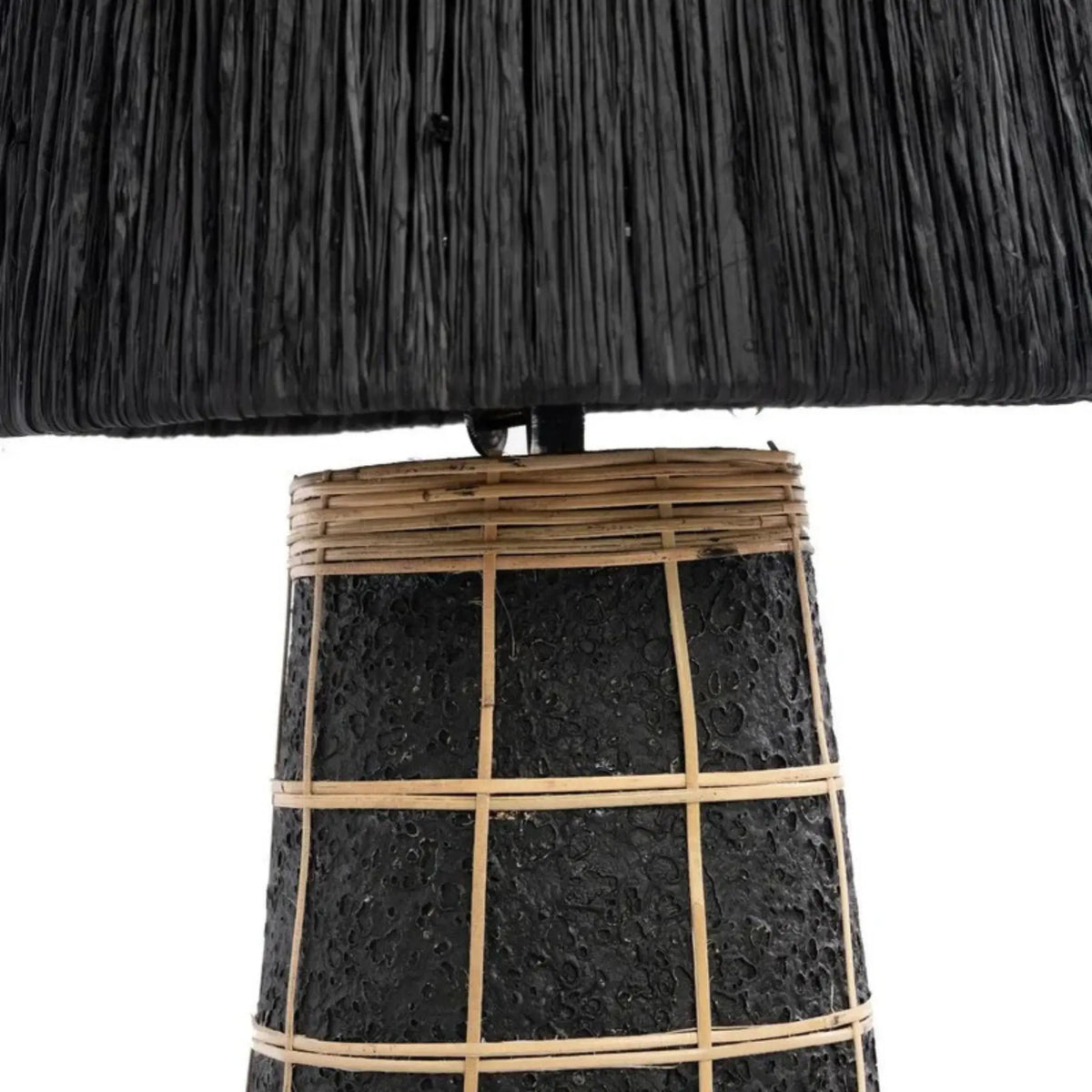 Bazar Bizar The Naxos Bordslampa, Svart/Natur