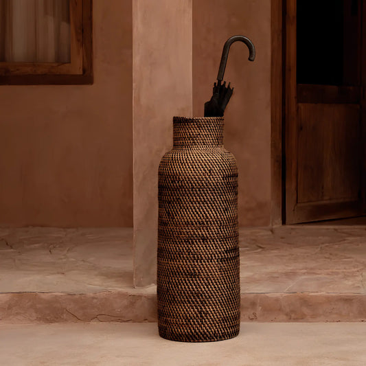 Bazar Bizar The Colonial Paraplykorg, Natur/Brun