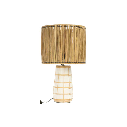 Bazar Bizar The Molokai Bordslampa, Vit/Natur