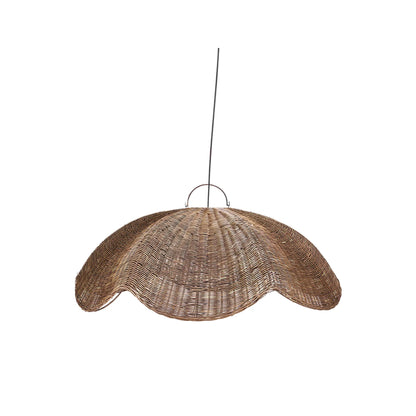 Bazar Bizar The Wave Taklampa L, Mörk valnöt