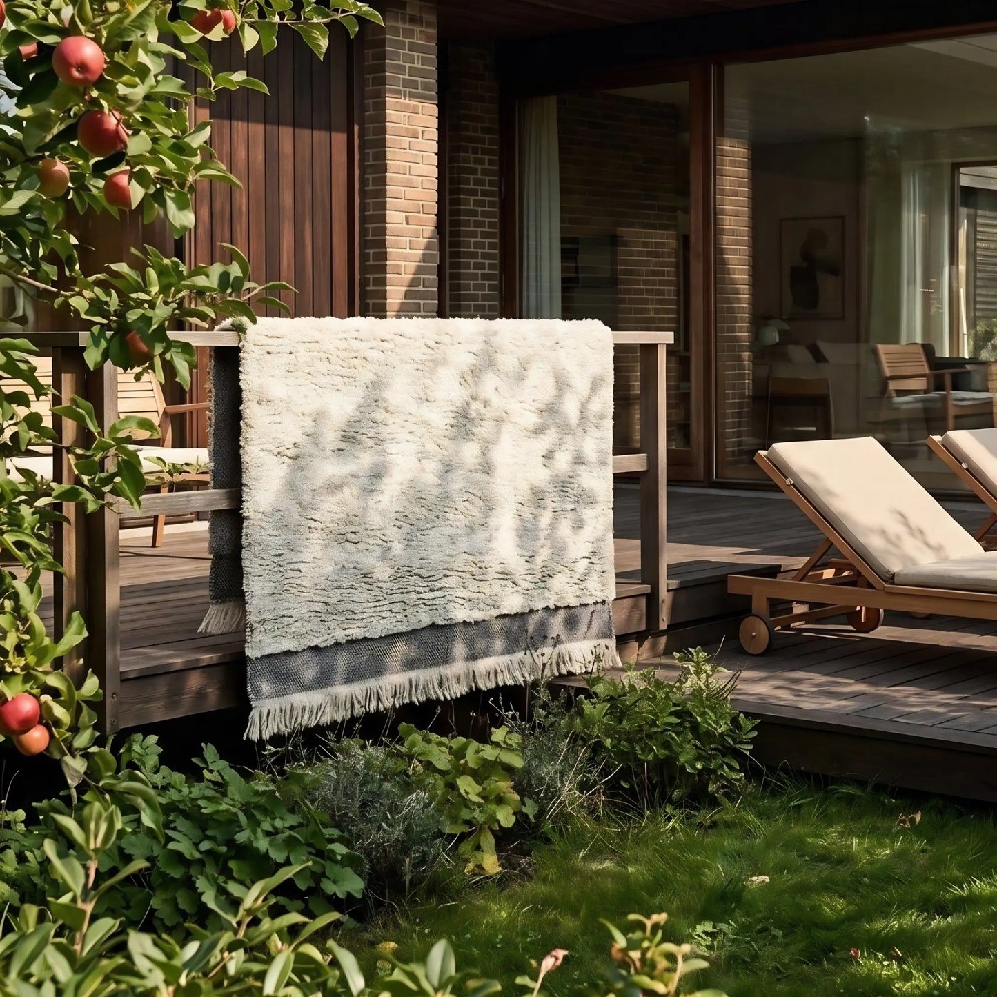 Deco Nord Bucky Matta 170x240 cm, Ivory brown