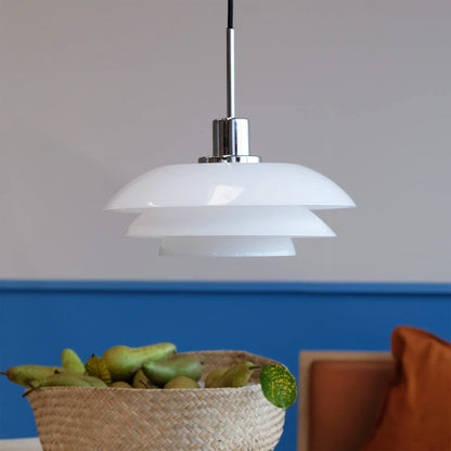Dyberg Larsen DL31 Taklampa, Opal/Krom