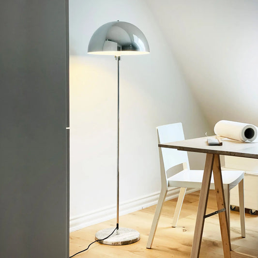 Dyberg Larsen Stockholm Golvlampa, Krom/Marmor