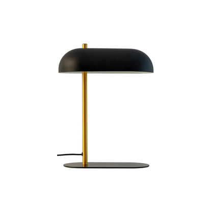 Dyberg Larsen Arch Bordslampa, Mattsvart/Matt Mässing