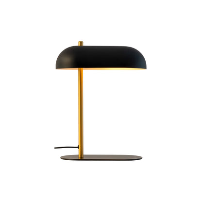 Dyberg Larsen Arch Bordslampa, Mattsvart/Matt Mässing