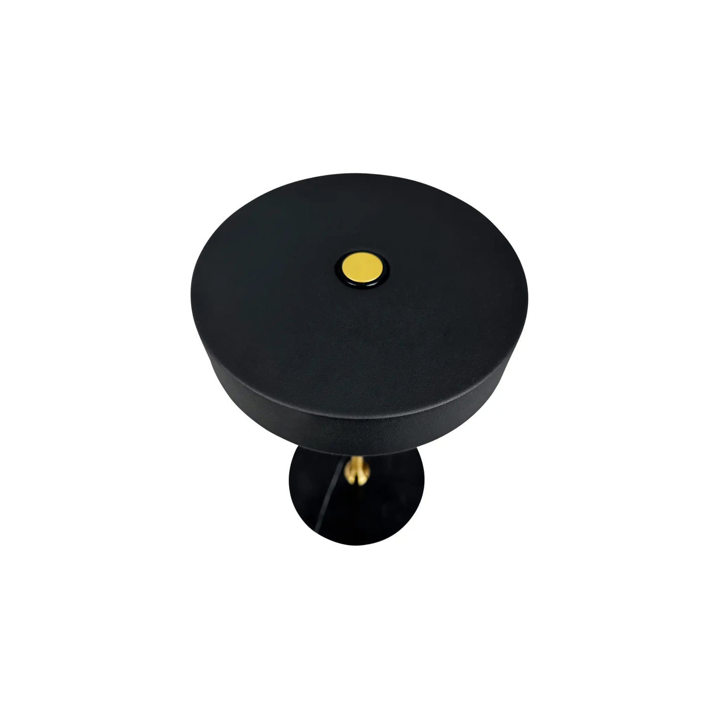 Dyberg Larsen Moonlight Bordslampa LED Laddningsbar, Svart/Mässing/Marmor