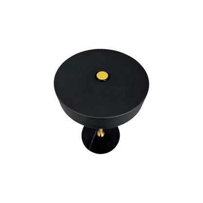Dyberg Larsen Moonlight Bordslampa LED Laddningsbar, Svart/Mässing/Marmor