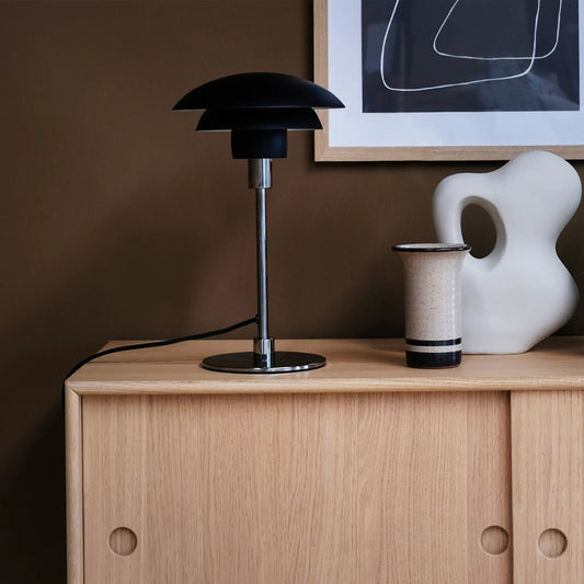 Dyberg Larsen Morph Bordslampa Ø21 cm, Svart