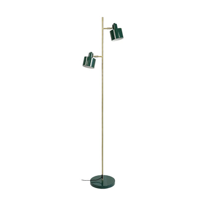 Dyberg Larsen Ocean Golvlampa, Mörkgrön/Mässing