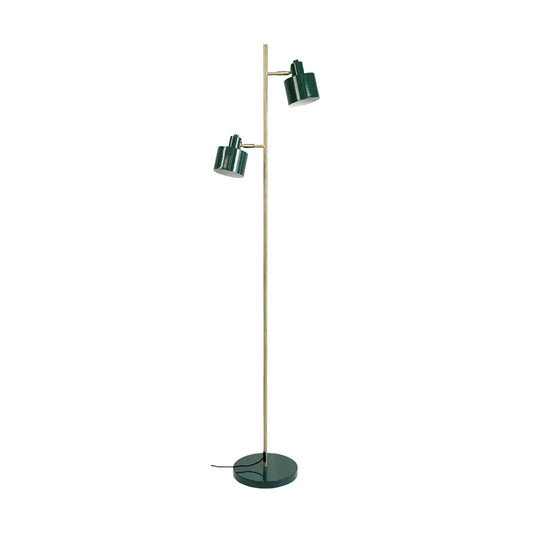 Dyberg Larsen Ocean Golvlampa, Mörkgrön/Mässing