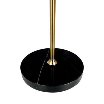 Dyberg Larsen Moonlight Bordslampa LED Laddningsbar, Svart/Mässing/Marmor