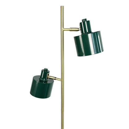 Dyberg Larsen Ocean Golvlampa, Mörkgrön/Mässing