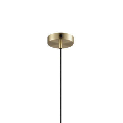 Dyberg Larsen Loop Taklampa Ø30 cm, Bärnsten/Mässing