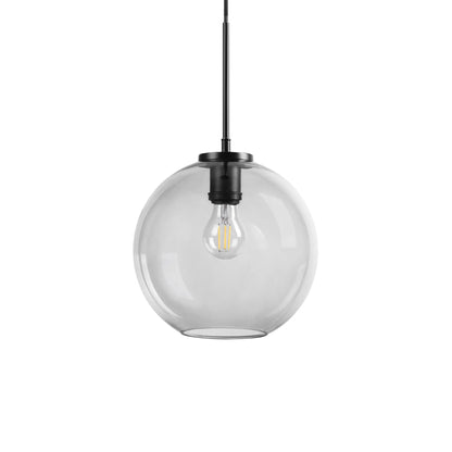 Dyberg Larsen Loop Taklampa Ø25 cm, Rökfärgad/Svart