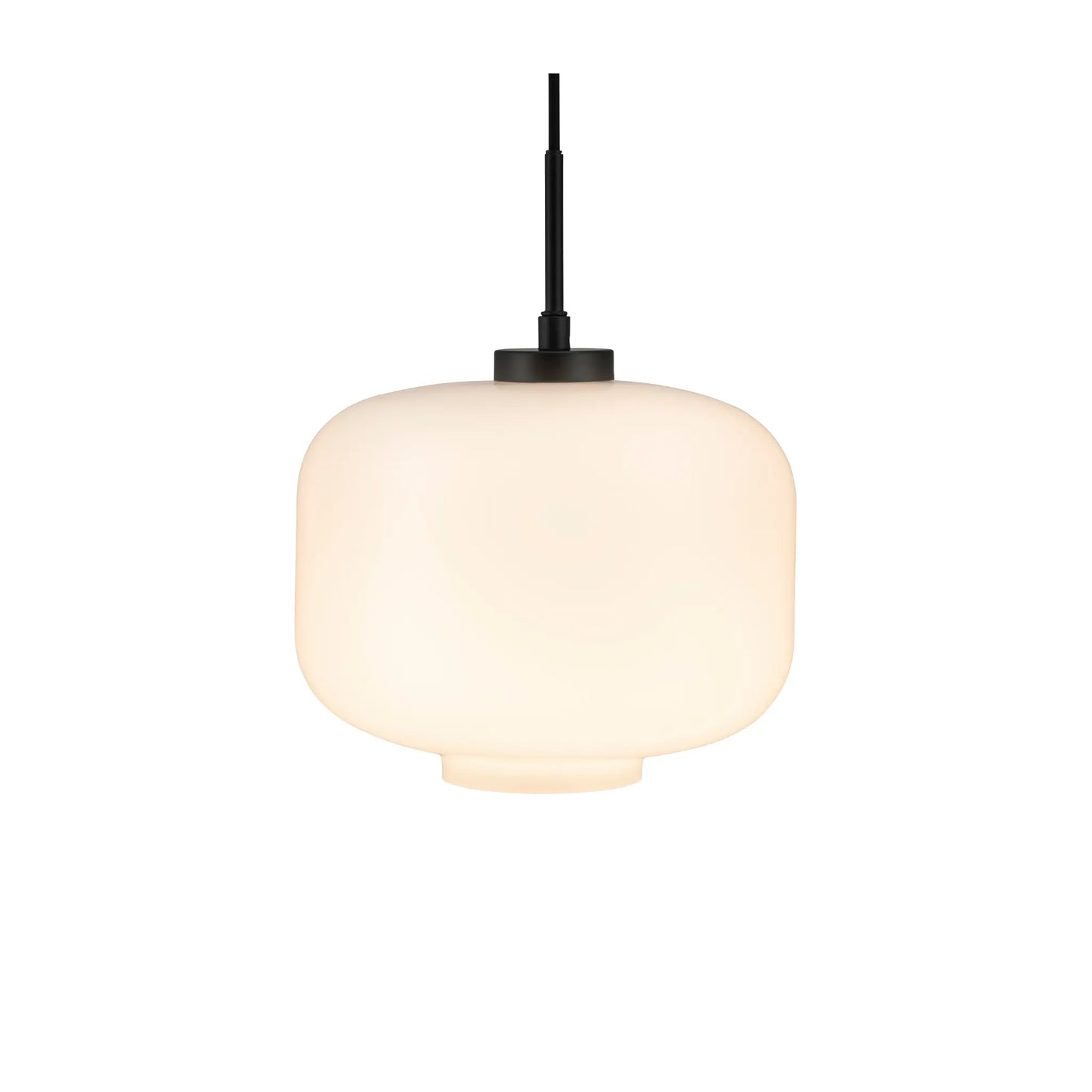 Dyberg Larsen ARP Taklampa Ø25 cm, Opal/Svart
