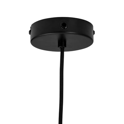 Dyberg Larsen Loop Taklampa Ø25 cm, Rökfärgad/Svart