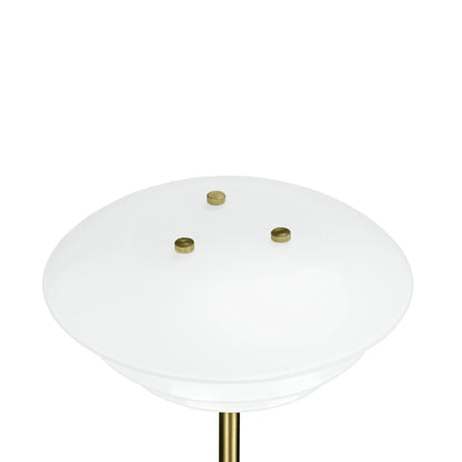 Dyberg Larsen DL20 Bordslampa, Opal/Mässing