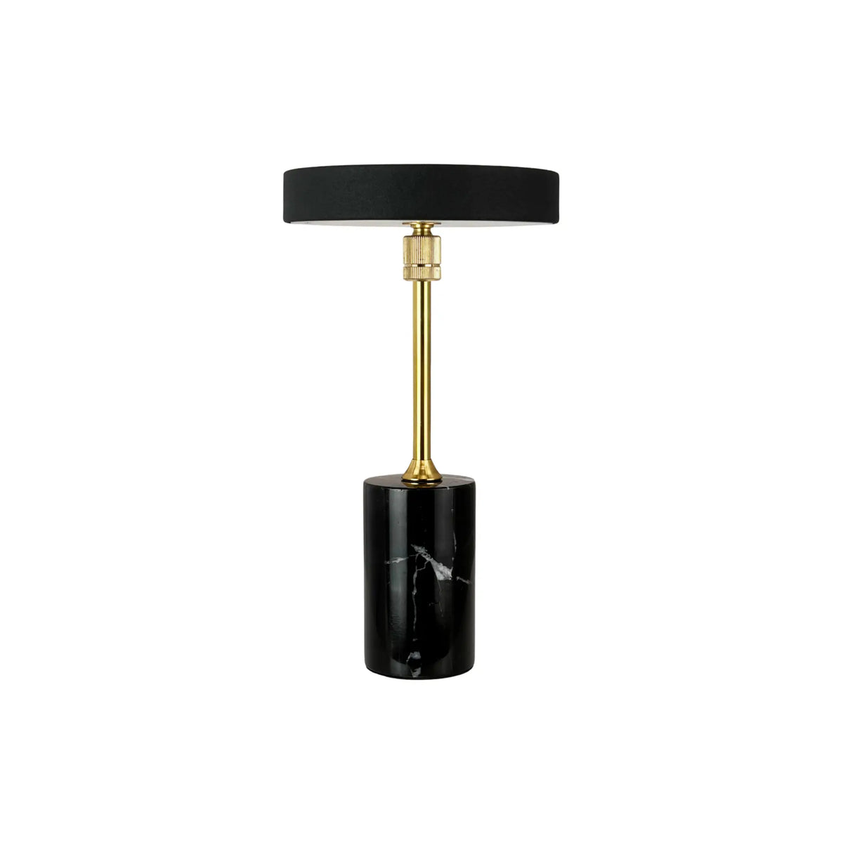 Dyberg Larsen Starlight Bordslampa LED Laddningsbar, Krom/Vit marmor