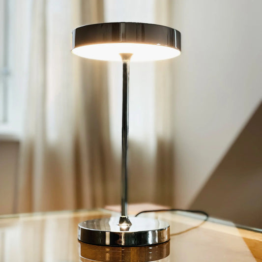 Dyberg Larsen Starlight Bordslampa 230V, Krom