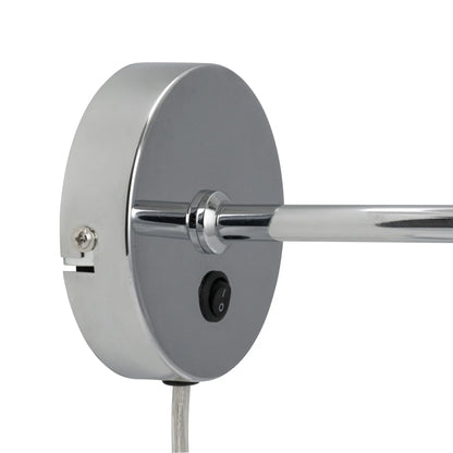 Dyberg Larsen DL20 Vägglampa, Opal/Krom