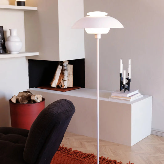Dyberg Larsen Opus Golvlampa, Mattvit