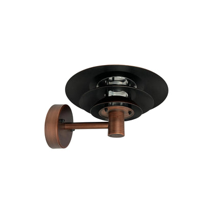 Dyberg Larsen DL25 Utomhusvägglampa, Koppar