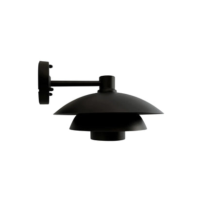 Dyberg Larsen Morph Utomhusvägglampa 30 cm, Svart