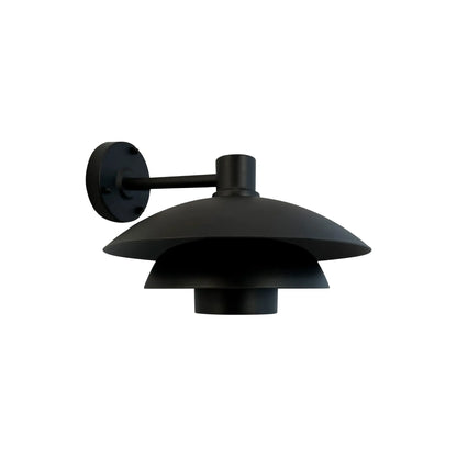 Dyberg Larsen Morph Utomhusvägglampa 30 cm, Svart