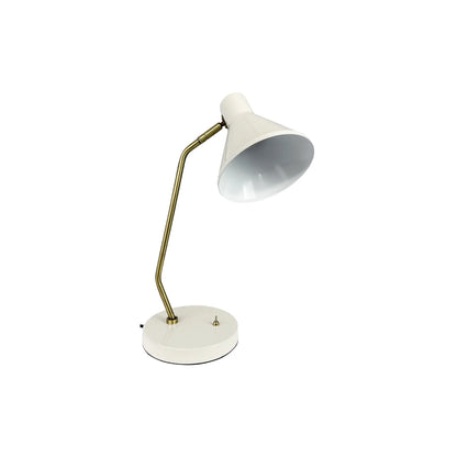 Dyberg Larsen Sleep Bordslampa, Blankvit/Antikmässing