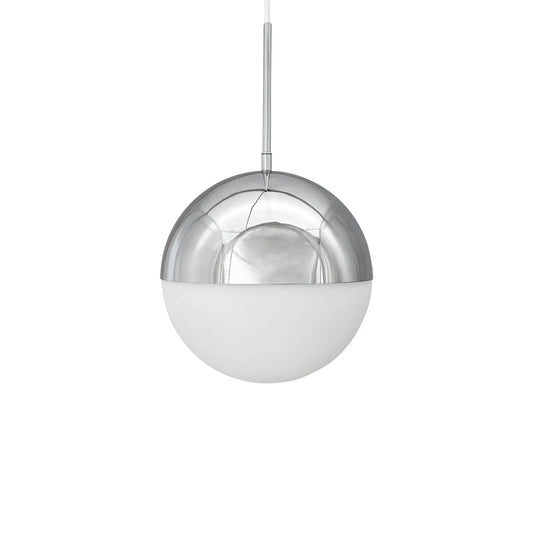 Dyberg Larsen Nova Taklampa Ø25 cm, Opal/Krom