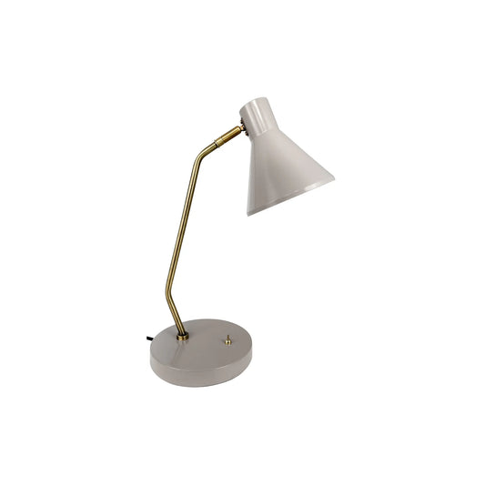 Dyberg Larsen Sleep Bordslampa, Blank beige/Antikmässing