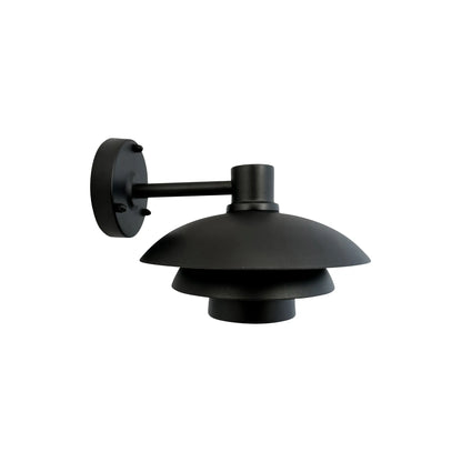 Dyberg Larsen Morph Utomhusvägglampa 24 cm, Svart
