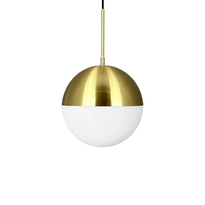 Dyberg Larsen Nova Taklampa Ø25 cm, Opal/Mässing