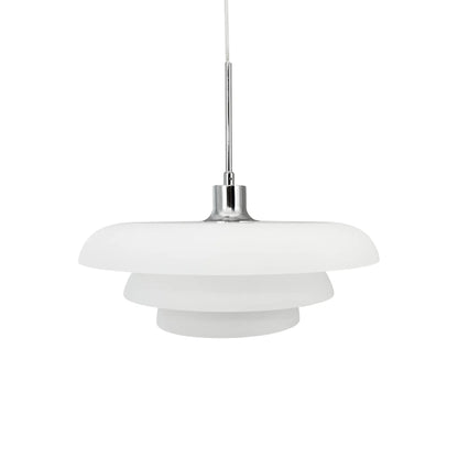 Dyberg Larsen Ava Taklampa Ø40 cm, Opal/Krom