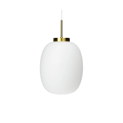 Dyberg Larsen DL39 Taklampa, Opal/Mässing