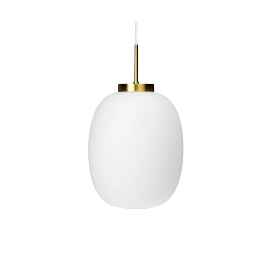 Dyberg Larsen DL39 Taklampa, Opal/Mässing